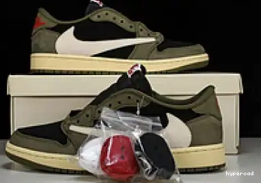 Hyperoad Jordan Air Travis Scott OLIVE OG BLACK x Low 1 0703